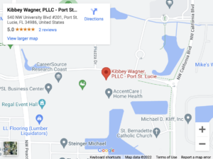 Kibbey Wagner PLLC - Port St. Lucie, Florida Office Map