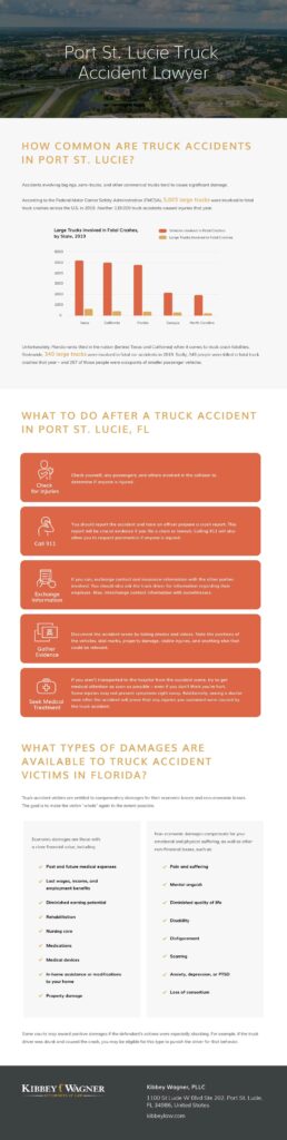 Port St. Lucie Truck Accident Infographic